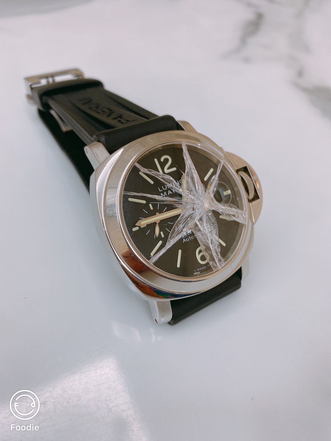 腕錶鏡面更換實照3