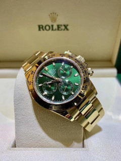 ROLEX 勞力士116508綠金迪